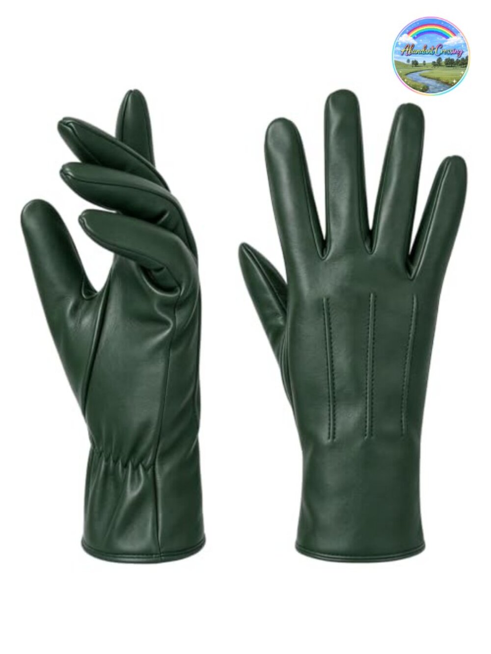 Womens Sheep Leather Winter Gloves Touchscreen Cashmere Lined Warm